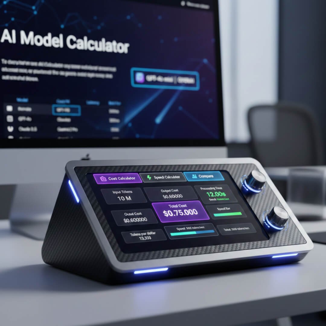 AI Token Cost Speed Calculator